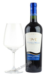 Vina del Mar de Casablanca Reserva Cabernet Sauvignon 2013 чилийское вино Винья Мар Резерва Каберне Совиньон 2013