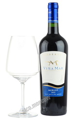Vina del Mar de Casablanca Reserva Merlot 2013 чилийское вино Винья Мар Резерва Мерло 2013