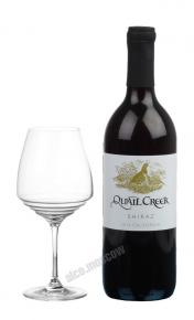 Quail Creek Shiraz Вино Квейл Крик Шираз 2014г