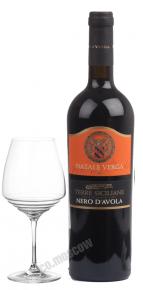 Natale Verga Nero d`Avola Terre Siciliane Итальянское вино Натале Верга Неро Д`Авола Терре Сицилиане