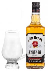 Jim Beam Bourbon 0.35 ml виски Джим Бим Бурбон  0.35 л