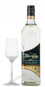 Flor de Cana Extra Seco 4 aged Флор де Канья Экстра Секо 4 года