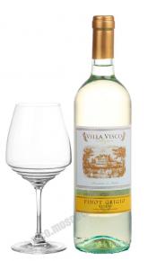 Villa Visco Pinot Grigio Итальянское вино Вилла Виско Пино Гриджо