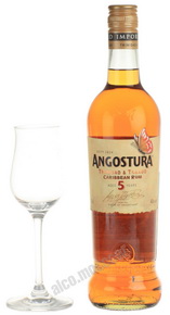 Angostura Caribbean rum 5 years old Ром Ангостура 5 лет