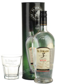 El Dorado Ром Эль Дорадо 3 летний Набор со стаканом