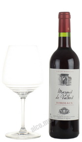 Marquis de Valbois Bordeaux Rouge Французское вино Маркиз де Вальбуа Красное