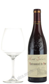 Mont Solaire Chateauneuf du Pape Французское вино Мон Солер Шатонеф дю Пап