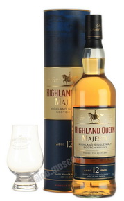 Highland Queen Majesty 0,7l Виски Хайленд Куин Мэджести 12 лет 0,7л в тубе