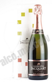 CHAMPAGNE JACQUART ROSE MOSAIQUE 0,75l Шампань Жакарт Розе Мозаик 0,75л в п/у
