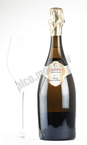 Gosset Grand Blanc de Blancs gift box шампанское Госсе Гран Блан де Блан п/у