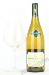 La Chablisienne Chablis Premier Cru AOC Montmains 2011 Французское вино Ла Шаблизьен Шабли Премье Крю Монмэн 2011