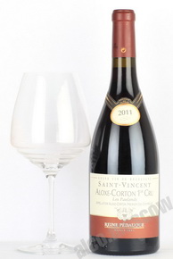 Aloxe Corton Cru Les Paulands Saint Vincent Французское вино Алокс Кортон Примьер Крю Ле Полан Святой Винсент