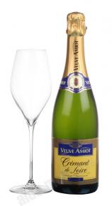 Veuve Amiot Cremant de Loire AOC Brut Blanc французское шампанское Вев Амийо Креман де Луар АОС Брют Блан
