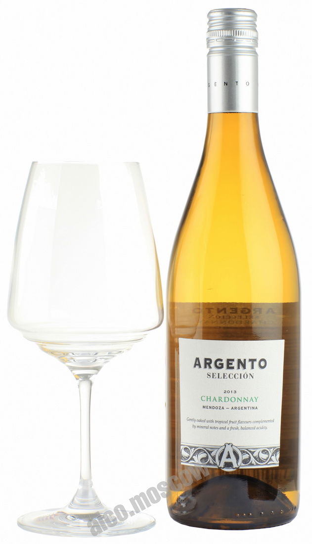 Argento Seleccion Chardonnay 2013 аргентинское вино Аргенто Шардоне 2013