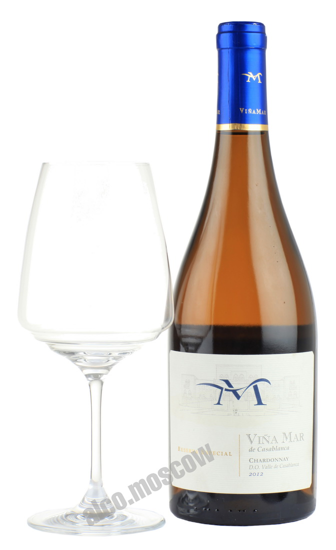 Vina del Mar de Casablanca Reserva Especial 2012 чилийское вино Винья Мар Резерва Эспесьяль Шардоне 2012