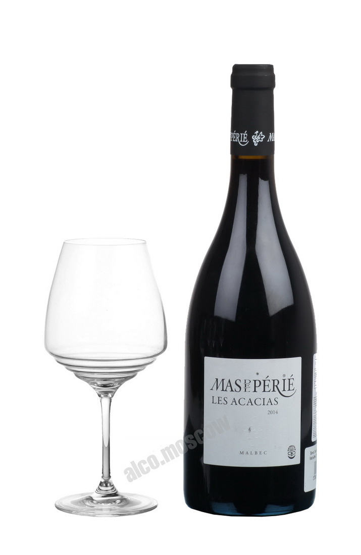 Mas del Perie Les Acacias 2014 Французское вино Лез Акасьяс Мас дель Перье Мальбек 2014г