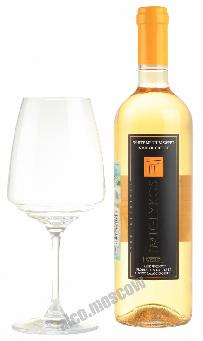 Cavino Imiglykos White Semi Sweet греческое вино Кавино Имигликос Белое