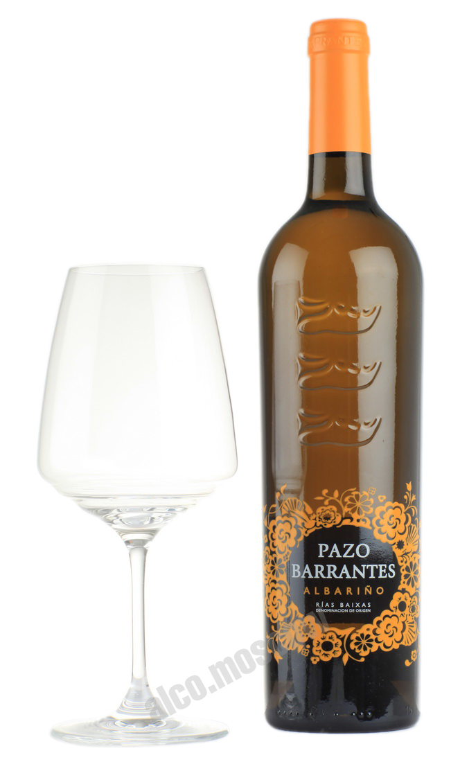 Pazo de Barrantes Albarino испанское вино Пасо де Баррантес Альбариньо