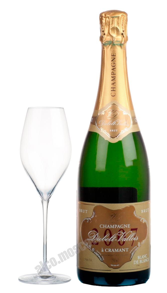 Diebolt-Valois Millesime Blanc de Blancs шампанское Дьебольт-Валлуа Блан де Блан Миллезим Брют