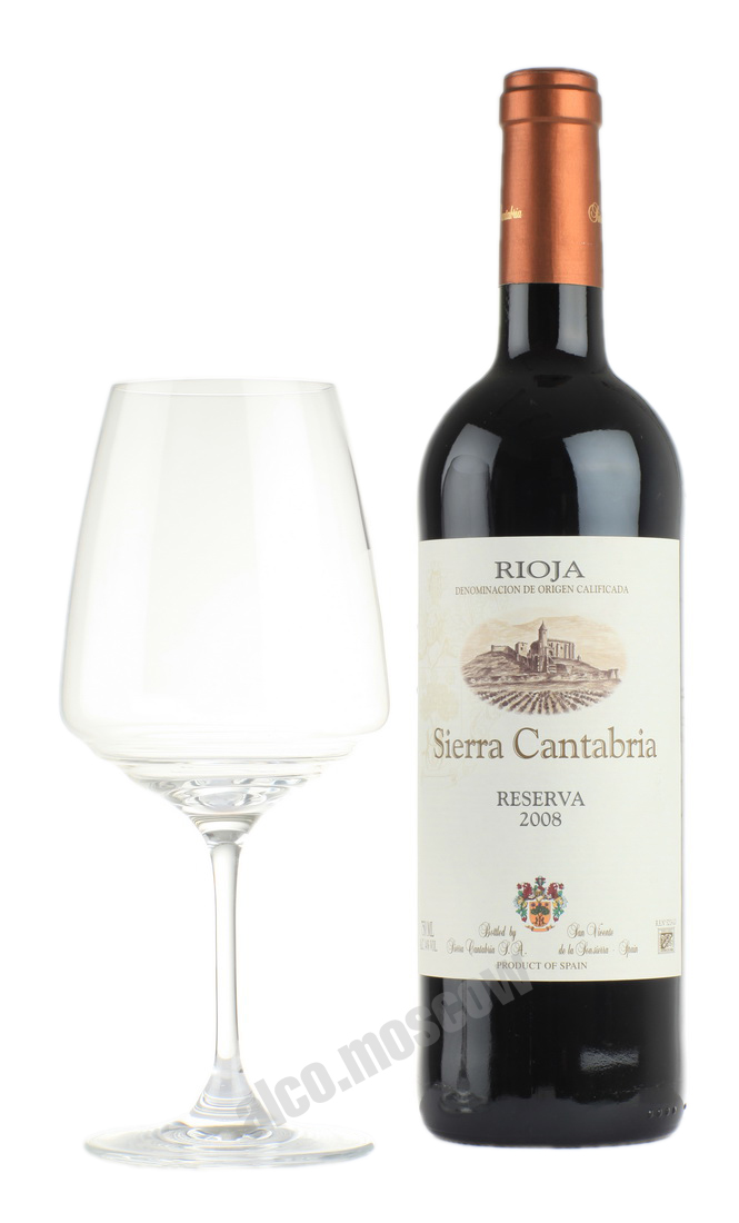 Sierra Cantabria Reserva испанское вино Сьерра Кантабриа Резерва