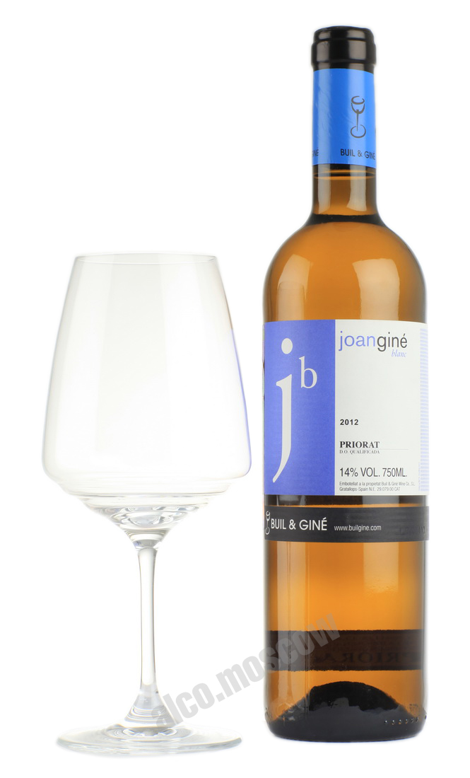 Joan Gine Blanc Crianza Priorat испанское вино Жоан Жине Блан Крианса Приорат
