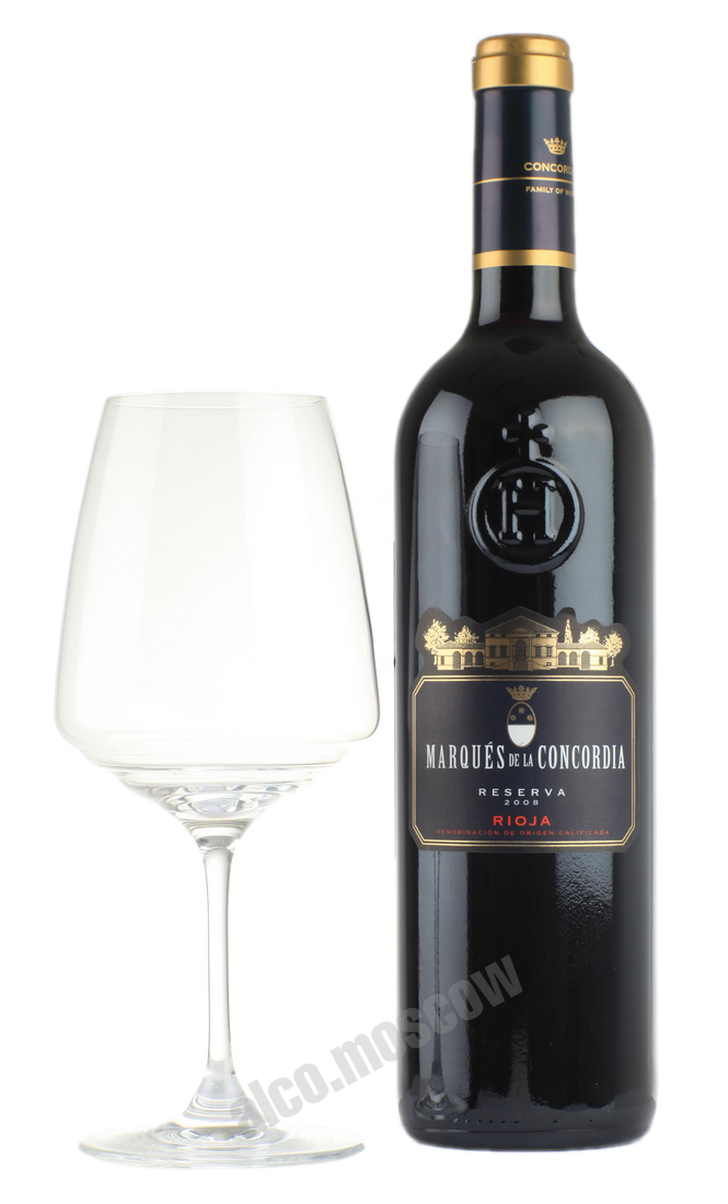 Marques de la Concordia Reserva испанское вино Маркиз де ла Конкорида Резерва