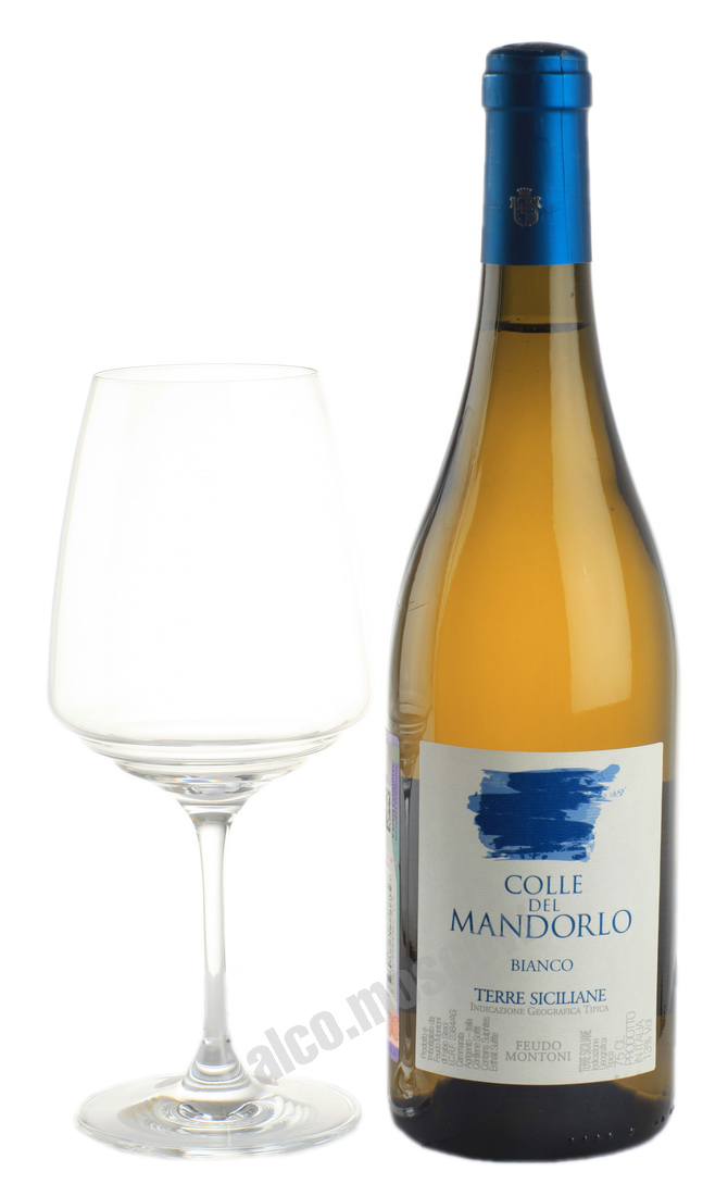 Feudo Montoni Colle del Mandorlo Bianco Terre Siciliane Итальянское Вино Феудо Монтони Колле дель Мандорло Бьянко