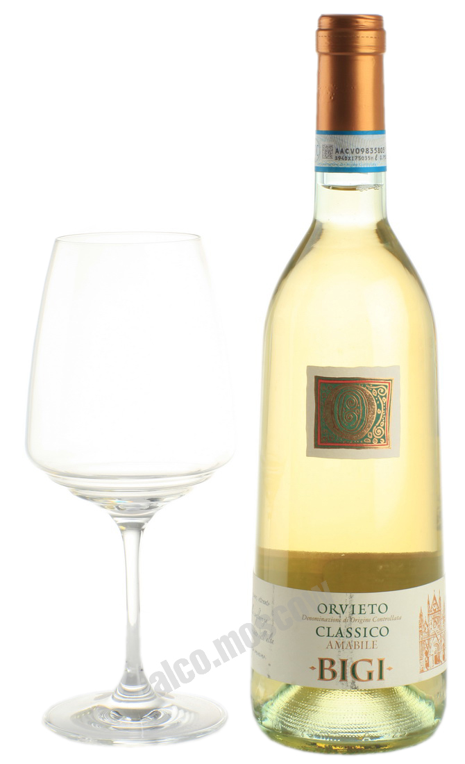 Bigi Orvieto Classico Amabile Итальянское Вино Биджи Орвието Классико Амабиле