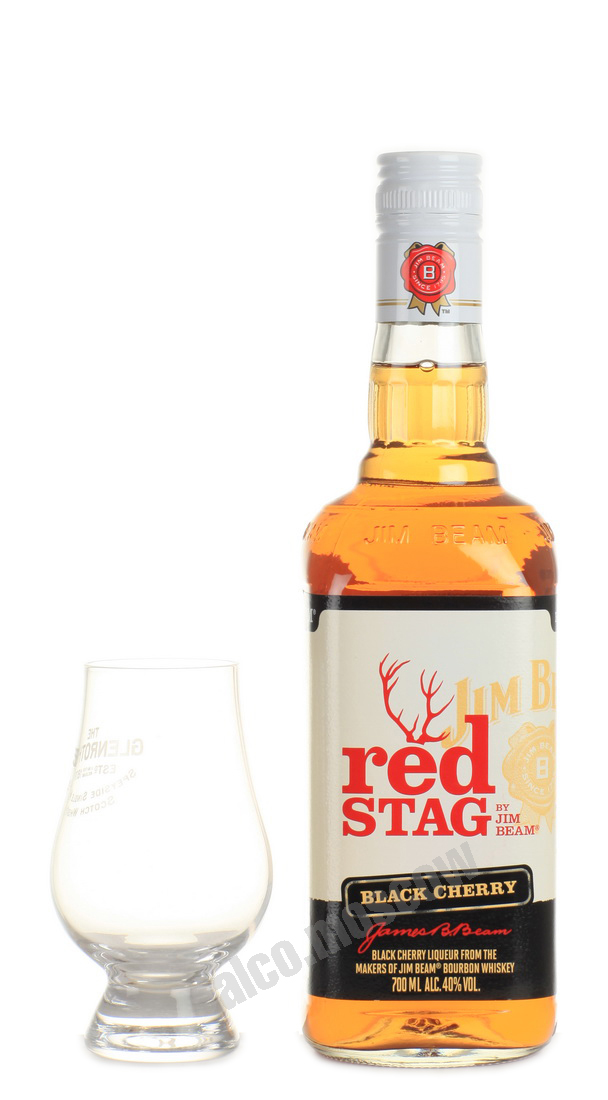 Купить американский виски Jim Beam Red Stag Black Cherry американский .