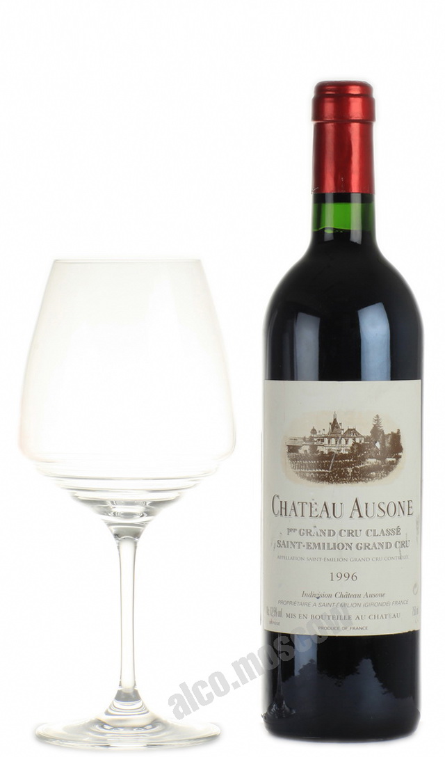 Chateau Ausone Saint Emilion Grand Cru 1996 Французское вино Шато Озон Сент-Эмилиьон Гран Крю 1996