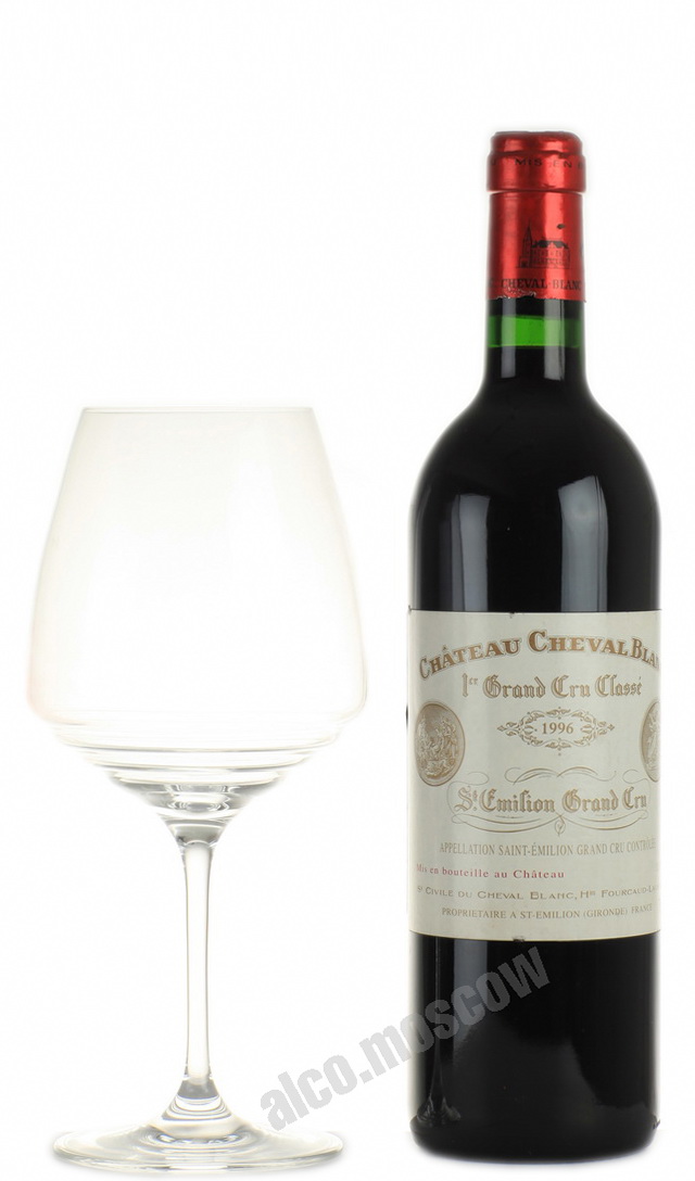 Chateau Cheval Blanc St-Emilion 1996 Французское вино Шато Шеваль Блан Сент-Эмилион 1996