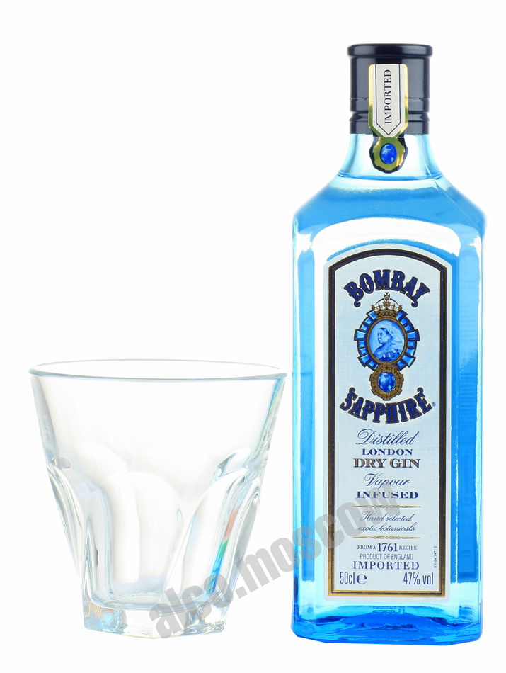Bombay Sapphire 0.5l джин Бомбей Сапфир 0.5л