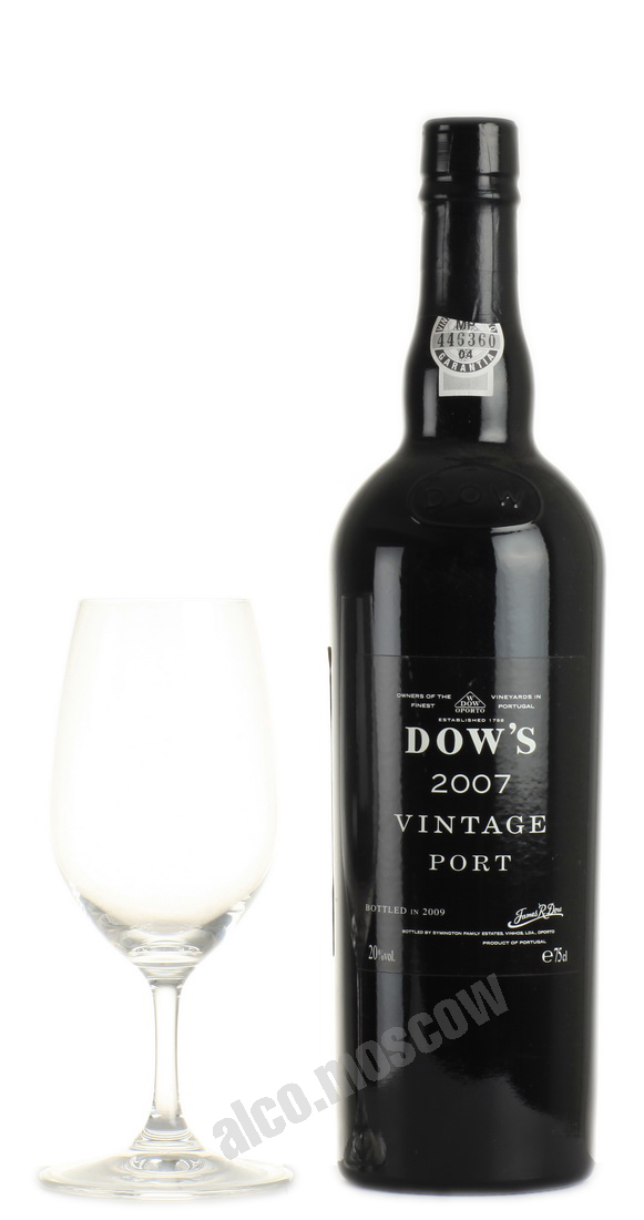 Dows 2007 Vintage Портвейн Доуз Винтаж 2007