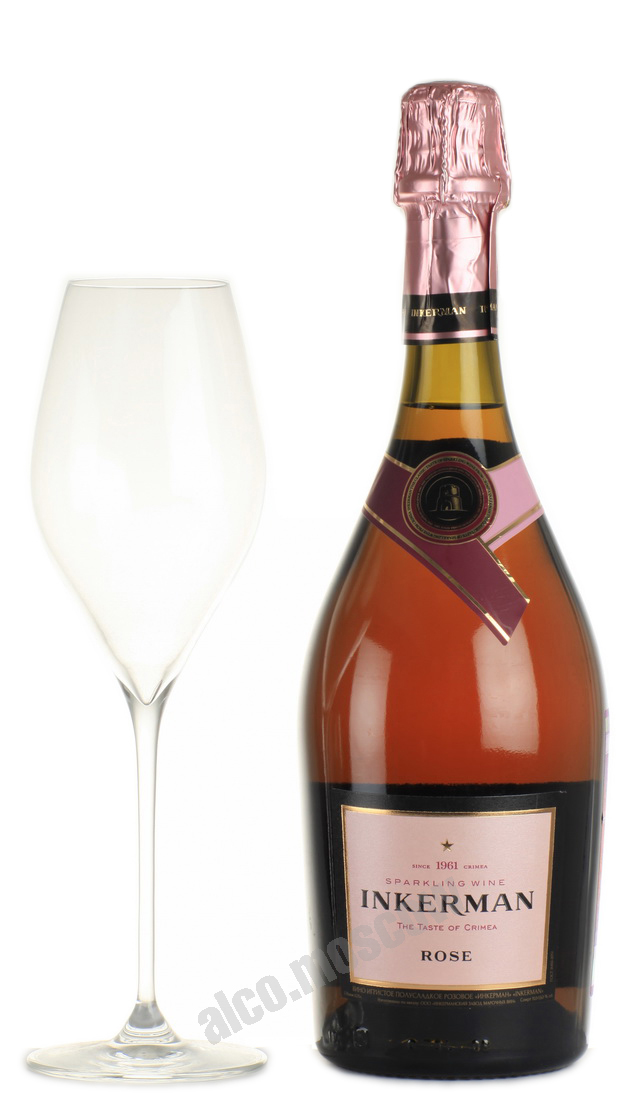 Inkerman полусладкое розовое Российское Шампанское Инкерман полусладкое розовое