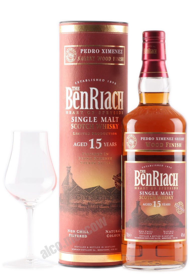 Benriach Pedro Ximinez 15 years шотландский виски Бенриах Педро Хименез 15 лет