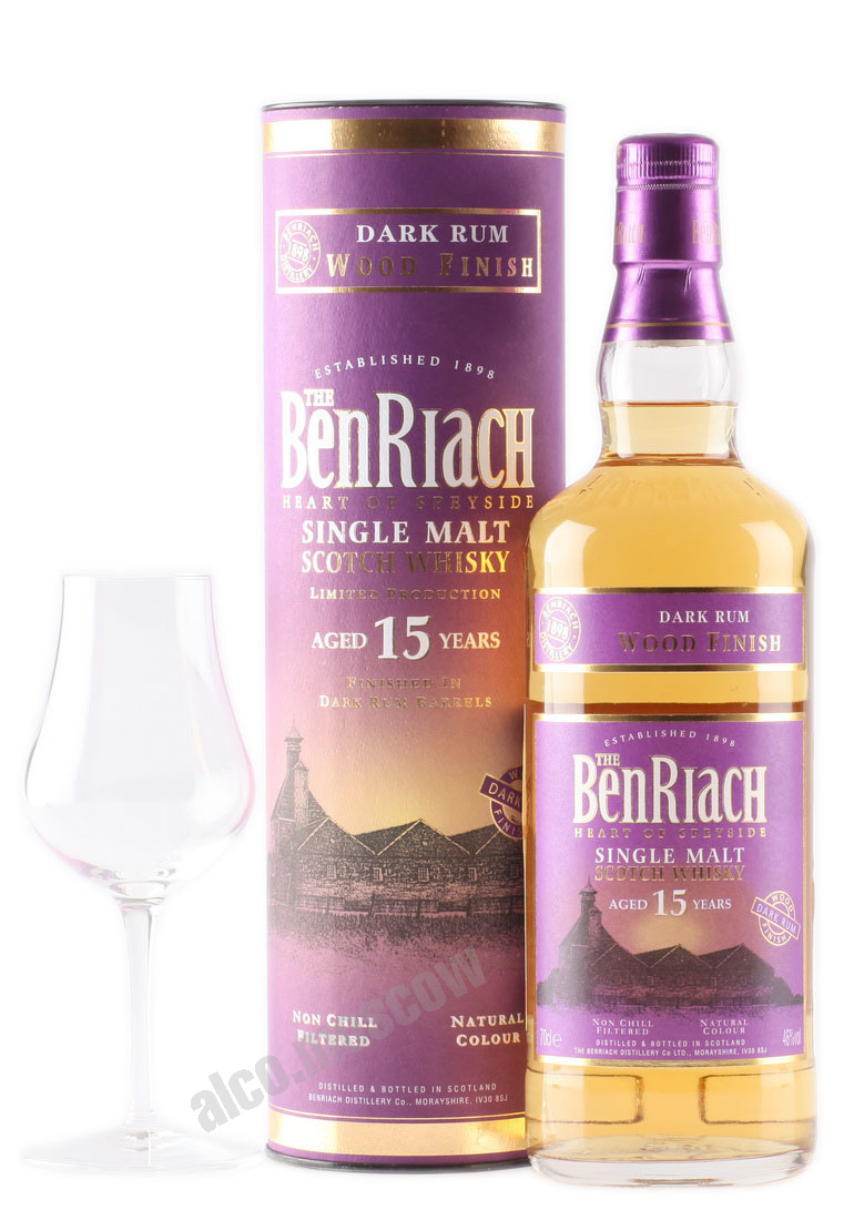 Benriach Dark Rum 15 years шотландский виски Бенриах Дарк Ром 15 лет