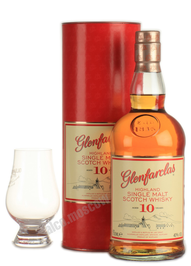Glenfarclas 10 years шотландский виски Гленфарклас 10 лет