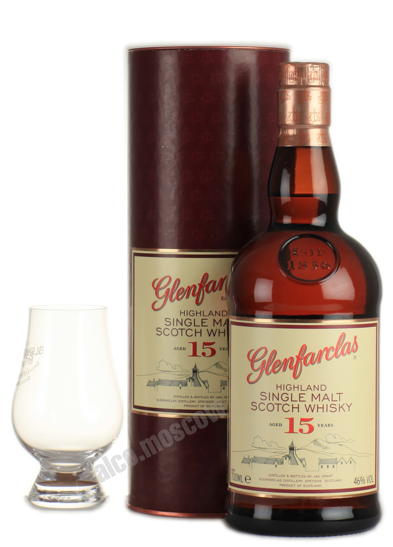 Glenfarclas 15 years шотландский виски Гленфарклас 15 лет