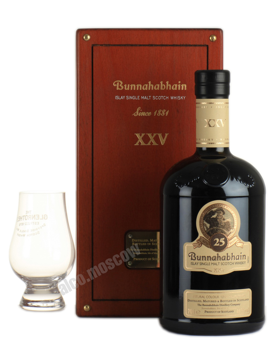 Bunnahabhain 25 years шотландский виски Буннахавэн 25 лет