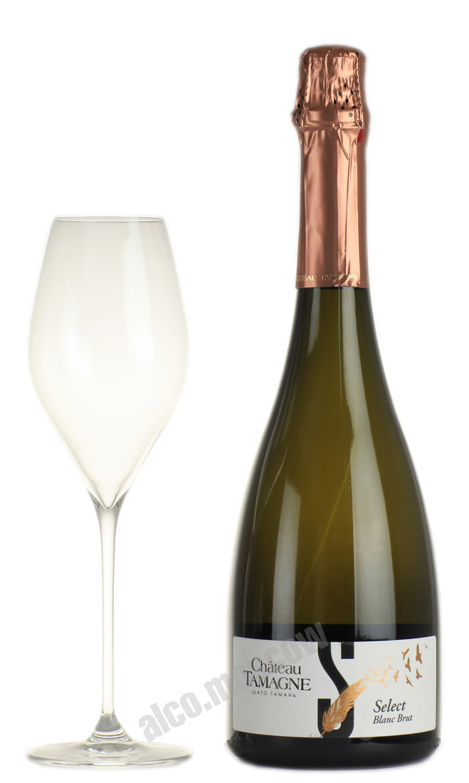 Chateau Tamagne Select Blanc российское шампанское Шато Тамань Селект Блан
