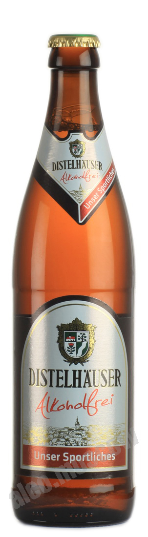 Distelhauser Alkoholfrei пиво Дистельхойзер безалкогольное светлое фильтрованное пастеризованное 