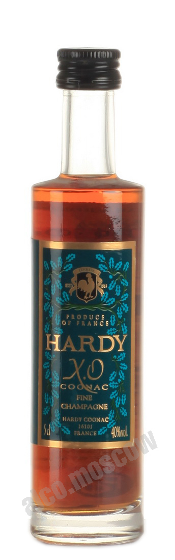 Hardy XO Fine Champagne 0,05l Коньяк Арди ХО Фин Шампань 25 лет 0,05л