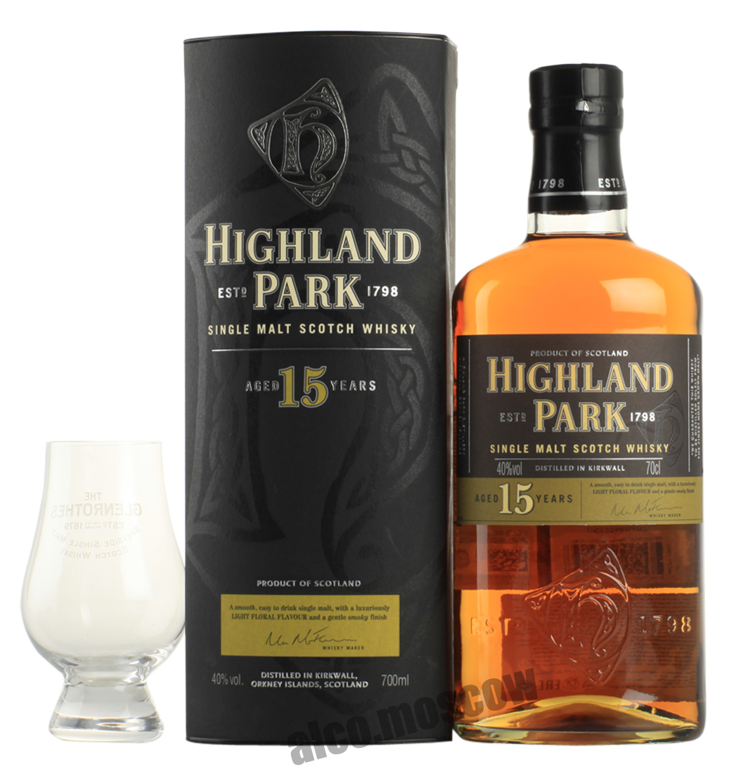 Highland Park 15 years шотландский виски Хайленд Парк 15 лет