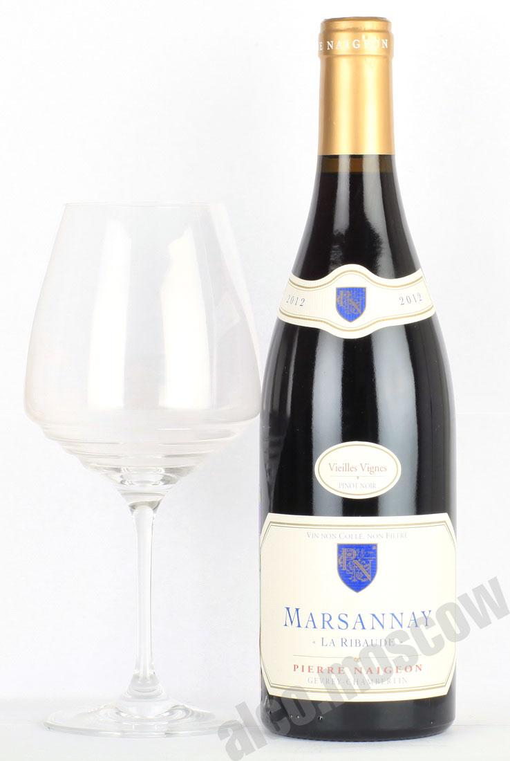 Pierre Naigeon Marsannay La Ribaude AOC Vieilles Vignes Вино Пьер Нежон Марсане Ла Рибод АОС Вьей Винь красное сухое