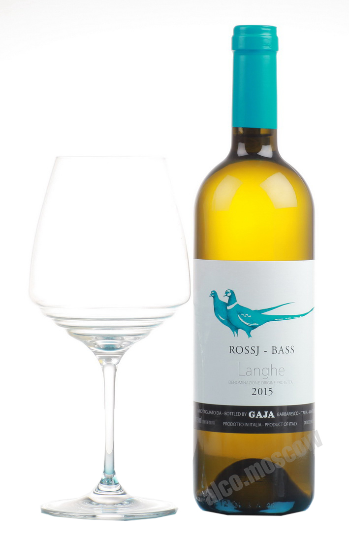 Купить вино гая. Росси бас вино белое сухое. Rossj Bass gaja. Вино Rossj-Bass белое. Белое итальянское вино с птичкой.