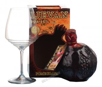 Ijevan Pomegranate Армянское вино фруктовое Иджеван Гранат керамическая