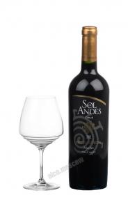 Sol de Andes Merlot Reserva Especial 2012 Чилийское вино Сол де Андес Мерло Резерва Эспешиаль 2012г