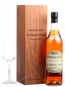 Les Comtes de Cadignan 1981 0.7l Wooden Box арманьяк Ле Комт де Кадиньян 1981 0.7 л. в дер./уп.