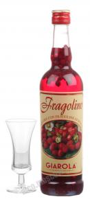 Liquor Giarola Fragolino Ликер Фраголино Джаропа земляничный