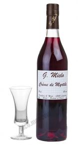 G. Miclo Liqueur Creme de Myrtille Дж. Микло Крем-ликер Черничный  Крем де Миртиль